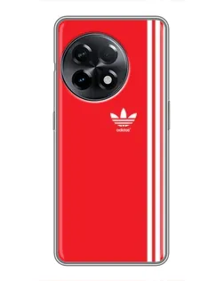 Чохол для OnePlus 11 з картинкою «Червоний мінімалізм Adidas»