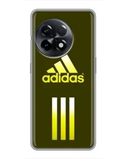 Чохол для OnePlus 11 з картинкою «Оливковий градієнт Adidas»
