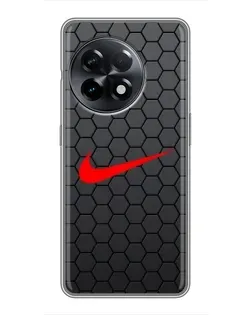 Чохол для OnePlus 11 з картинкою «Nike — карбонова сітка»