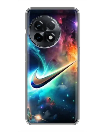 Чохол для OnePlus 11 з картинкою «Космічний Nike Swoosh» Чохол для OnePlus 11 з картинкою «Космічний Nike Swoosh»