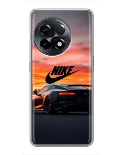 Чохол для OnePlus 11 з картинкою «Nike та суперкар»