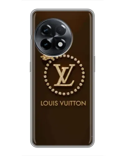 Чохол для OnePlus 11 з картинкою «LV — золота печатка»