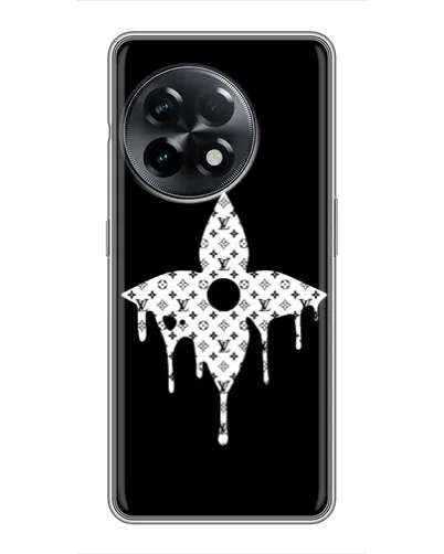 Чохол для OnePlus 11 з картинкою «Квіткова монограма»