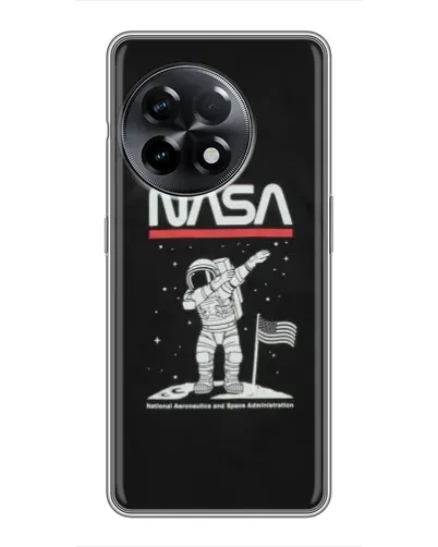 Чохол для OnePlus 11 з картинкою «NASA — крокуємо по Місяцю» Чохол для OnePlus 11 з картинкою «NASA — крокуємо по Місяцю»