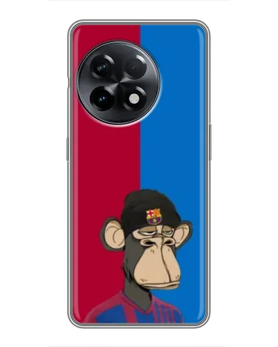 Чохол для OnePlus 11 з картинкою «Bored Ape — фанат Барси» Чохол для OnePlus 11 з картинкою «Bored Ape — фанат Барси»