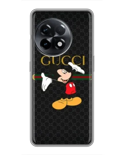 Чехол для OnePlus 11 с картинкой «Микки Маус Gucci»