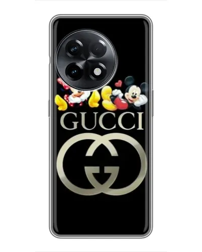 Чехол для OnePlus 11 с картинкой «Gucci — герои Disney»