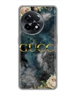 Чехол для OnePlus 11 с картинкой «Абстрактные цветы Gucci»