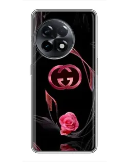 Чехол для OnePlus 11 с картинкой «Gucci — неоновая роза»