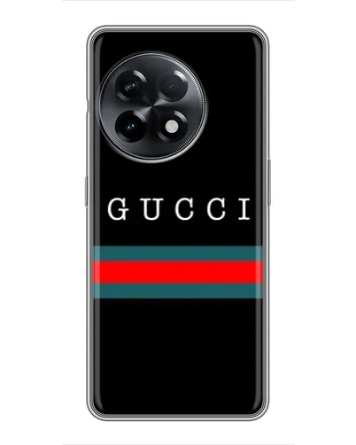 Чехол для OnePlus 11 с картинкой «Gucci — красный пояс»