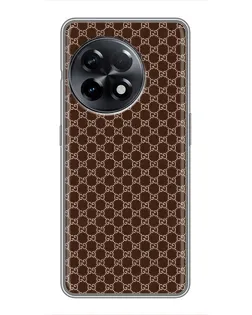 Чехол для OnePlus 11 с картинкой «Gucci — шоколадная сетка»