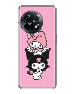 Чехол для OnePlus 11 с картинкой «My Melody и Kuromi»