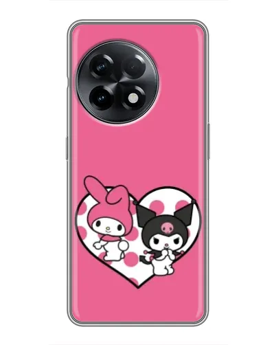 Чохол для OnePlus 11 з картинкою «Kuromi та My Melody»
