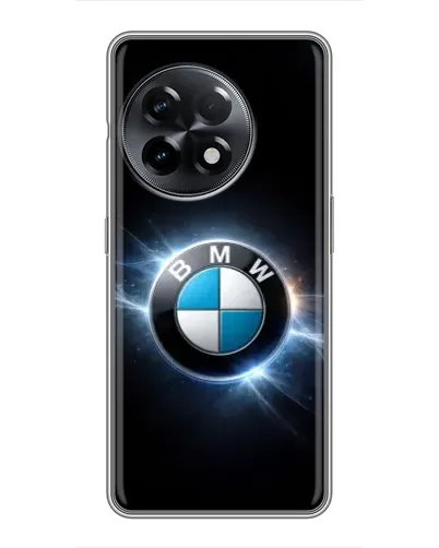 Чехол для OnePlus 11 с картинкой «BMW — неоновое сияние»