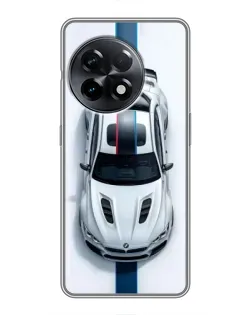 Чехол для OnePlus 11 с картинкой «Вид сверху — BMW M»