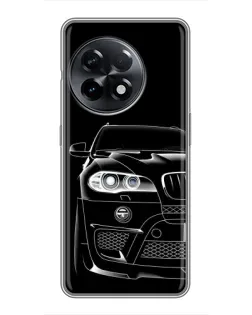 Чехол для OnePlus 11 с картинкой «Темный силуэт BMW»