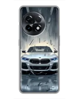 Чехол для OnePlus 11 с картинкой «BMW в свете фар»