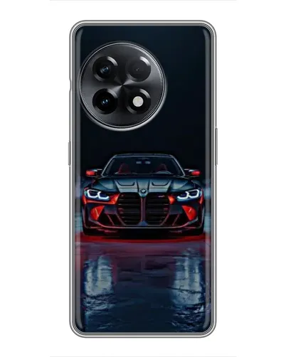 Чехол для OnePlus 11 с картинкой «BMW на мокрой дороге»