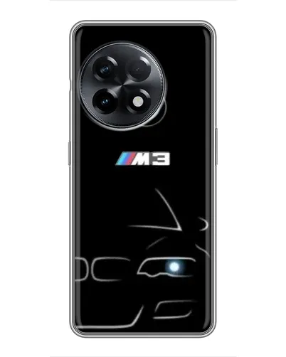 Чехол для OnePlus 11 с картинкой «Минималистичный принт BMW M3»