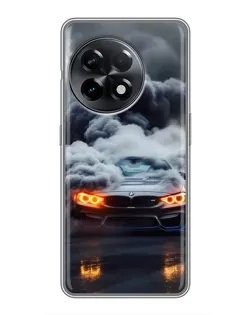 Чехол для OnePlus 11 с картинкой «BMW в дыму»
