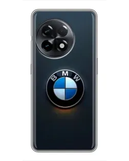 Чехол для OnePlus 11 с картинкой «Логотип BMW — минимализм»