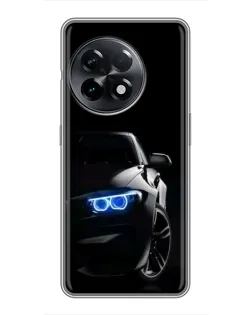 Чехол для OnePlus 11 с картинкой «BMW — ночной взгляд»