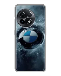 Чехол для OnePlus 11 с картинкой «Логотип BMW — лед»
