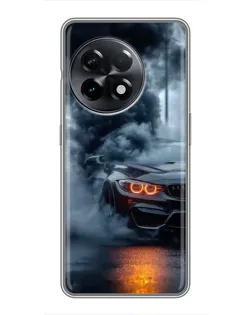 Чехол для OnePlus 11 с картинкой «BMW M-Power — абстракция»