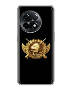 Чехол для OnePlus 11 с картинкой «PUBG — оранжевый градиент» Чехол для OnePlus 11 с картинкой «PUBG — оранжевый градиент»