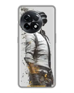 Чехол для OnePlus 11 с картинкой «PUBG — боец в пыли»
