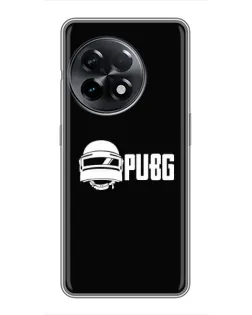 Чехол для OnePlus 11 с картинкой «PUBG — классический лого»