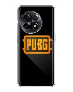 Чехол для OnePlus 11 с картинкой «PUBG — рамка лого»