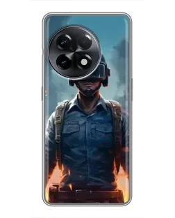 Чехол для OnePlus 11 с картинкой «PUBG — реалистичный герой»