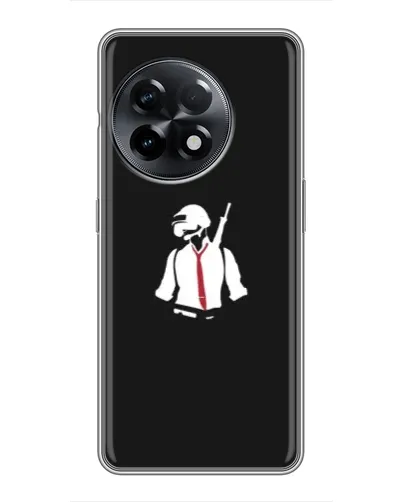 Чехол для OnePlus 11 с картинкой «PUBG — силуэт воина» Чехол для OnePlus 11 с картинкой «PUBG — силуэт воина»
