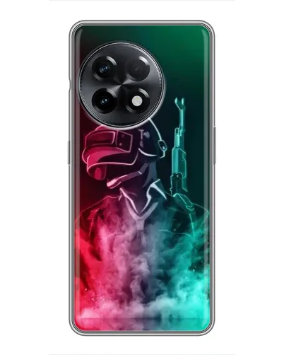 Чехол для OnePlus 11 с картинкой «PUBG — огненный воин» Чехол для OnePlus 11 с картинкой «PUBG — огненный воин»
