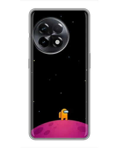 Чехол для OnePlus 11 с картинкой «Одинокий герой на планете»