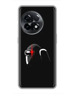 Чехол для OnePlus 11 с картинкой «Among Us шлем» Чехол для OnePlus 11 с картинкой «Among Us шлем»