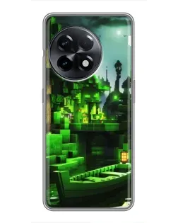 Чехол для OnePlus 11 с картинкой «Minecraft лесной пейзаж» Чехол для OnePlus 11 с картинкой «Minecraft лесной пейзаж»