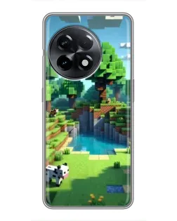 Чехол для OnePlus 11 с картинкой «Minecraft летний день»
