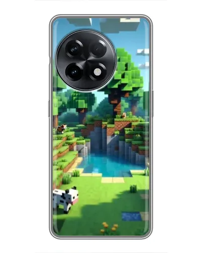 Чехол для OnePlus 11 с картинкой «Minecraft летний день»