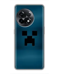 Чехол для OnePlus 11 с картинкой «Крипер текстура»