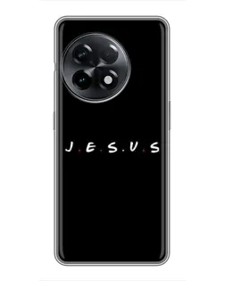 Чехол для OnePlus 11 с картинкой «Точки веры J.E.S.U.S.»