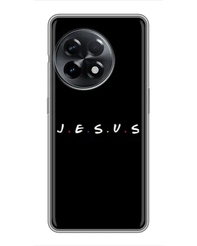 Чехол для OnePlus 11 с картинкой «Точки веры J.E.S.U.S.»