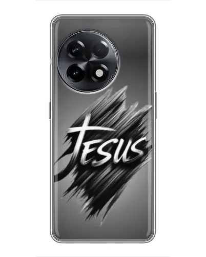 Чехол для OnePlus 11 с картинкой «Надпись Jesus Graffiti»