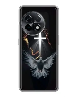 Чехол для OnePlus 11 с картинкой «Голубь и Свет»