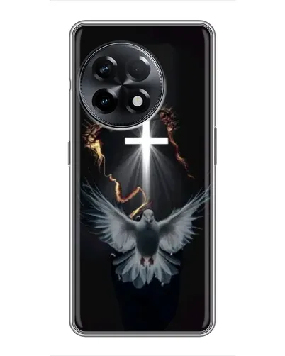 Чехол для OnePlus 11 с картинкой «Голубь и Свет»