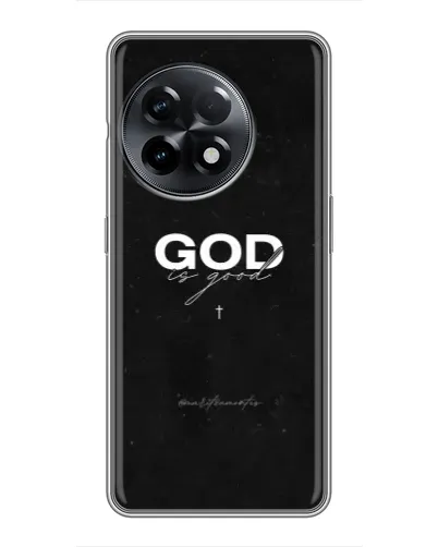 Чехол для OnePlus 11 с картинкой «GOD — Бог над всем»