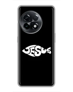 Чехол для OnePlus 11 с картинкой «Рыба Jesus»