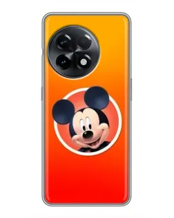 Чехол для OnePlus 11 с картинкой «Mickey в круге»