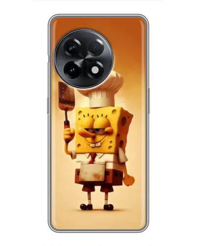 Чехол для OnePlus 11 с картинкой «Губка Боб повар»